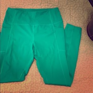 Teal leggings